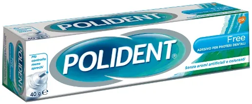 Polident Free Adesivo Per Protesi Dentaria 40 G