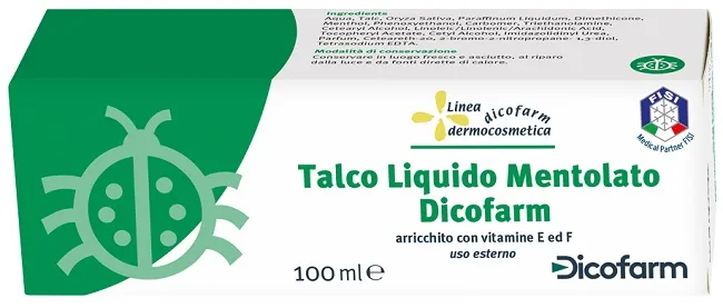 Dicofarm Talco Liquido Mentolato 100 Ml