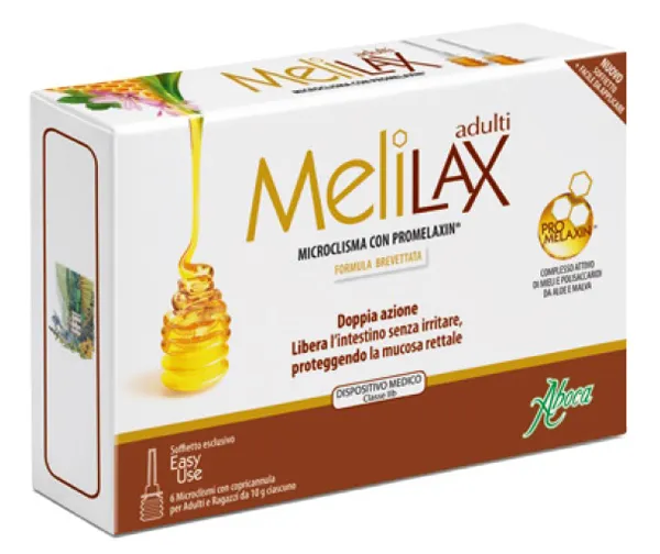 Melilax Adulti Microclismi 6 Pezzi 10 G