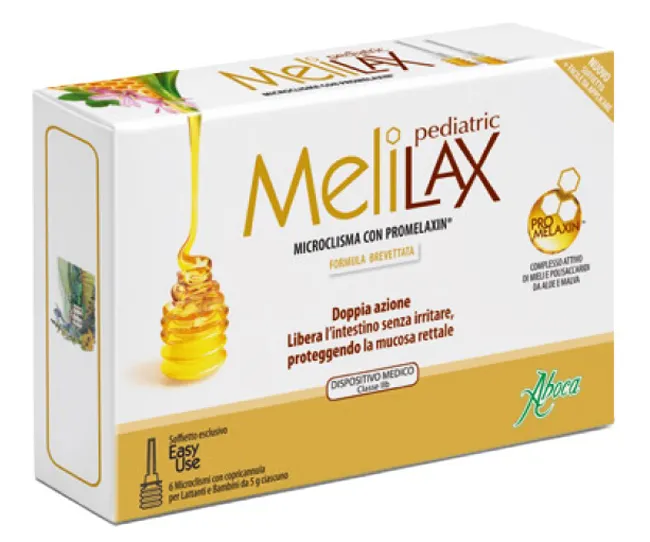 Melilax Pediatric Microclismi 6 Pezzi 5 G