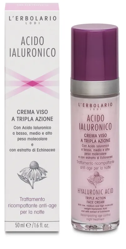 Acido Ialuronico Crema Viso A Tripla Azione 50 Ml