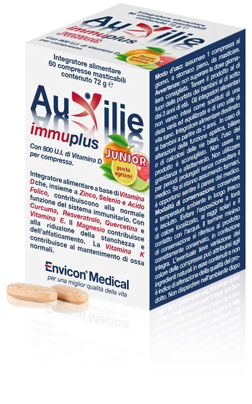 Auxilie Immuplus Junior Masticabile 30 Compresse