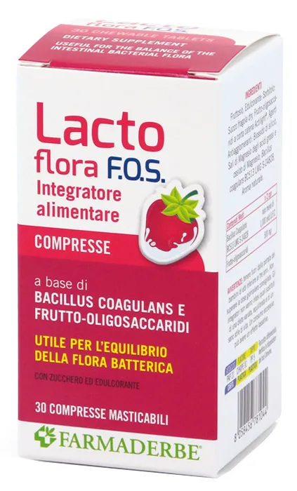 Lacto Flora Fos 30 Compresse Masticabili 48 G