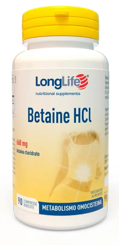 Longlife Betaine Hcl 90 Compresse