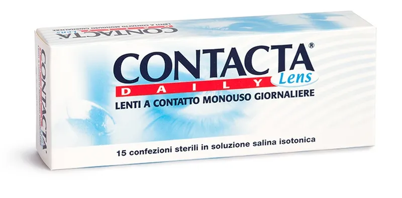 CONTACTA DAILY LENS 15 LENTI MONOUSO GIORNALIERE 2 DIOTTRIE