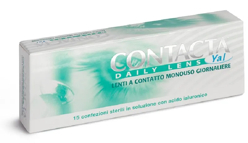 CONTACTA DAILY LENS YAL 15 LENTI MONOUSO GIORNALIERE 2 DIOTTRIE