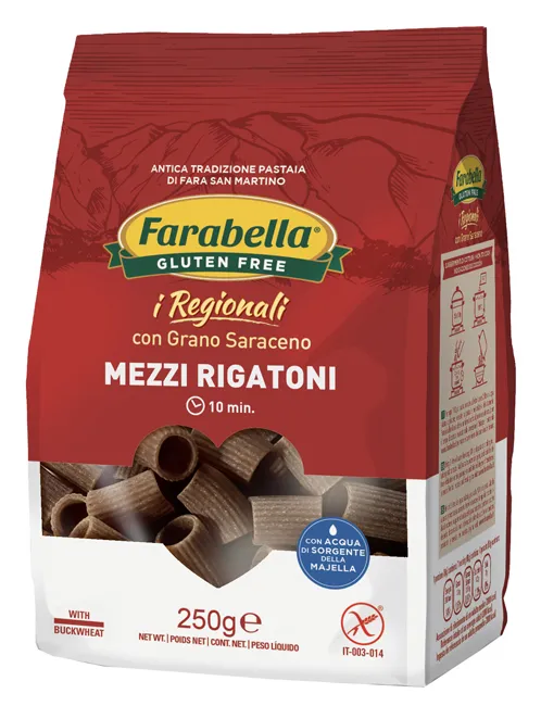 Farabella Mezzi Rigatoni Al Grano Saraceno 250 G