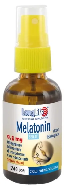 Longlife Melatonin Spray 0,5mg 30 Ml