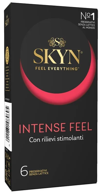 PROFILATTICO ANSELL AKUEL SKYN INTENSE FEEL B 6 PEZZI