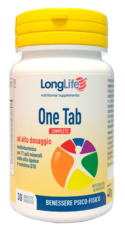 Longlife One Tab Complete 30 Tavolette