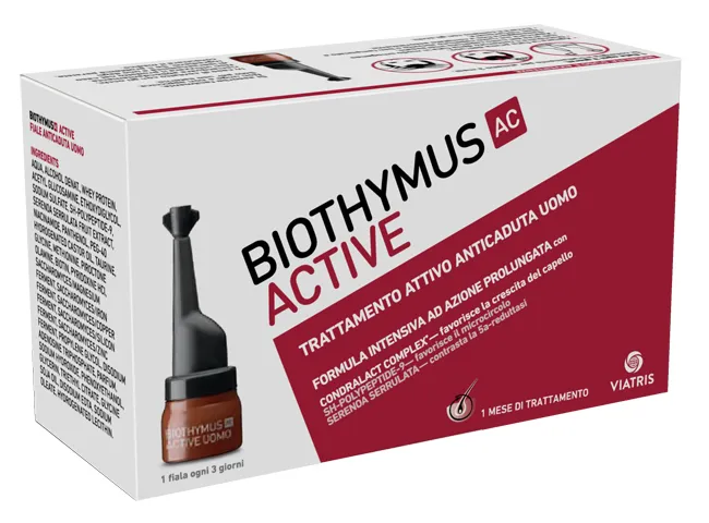 Biothymus Ac Active Trattamento Attivo Anticaduta Uomo 10 Fiale 3,5 Ml