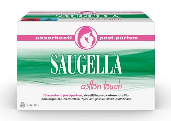 SAUGELLA COTTON TOUCH ASSORBENTI POSTPARTUM