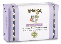 L'amande Marseille Sapone Vegetale Malva/calendula 200 G