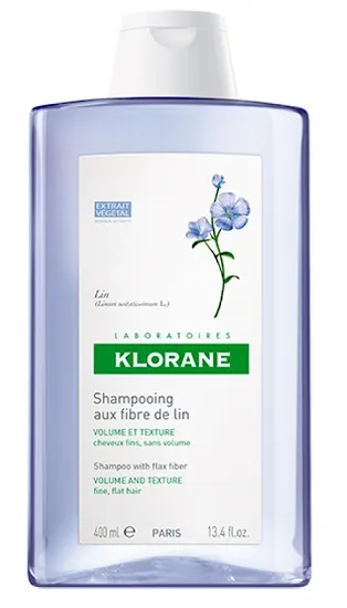 Klorane Shampoo Alle Fibre Di Lino 400 Ml