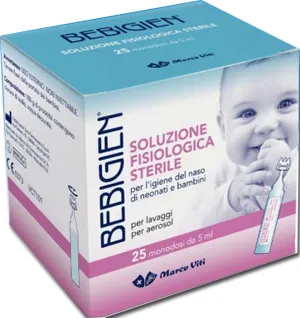 BEBIGIEN SOLUZIONE FISIOLOGICA STERILE 25 FLACONCINI MONODOSE DA 5 ML