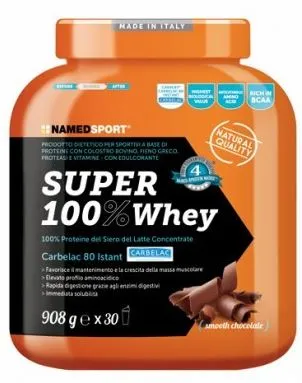 SUPER100% WHEY SMOOTH CHOCOLATE 908 G