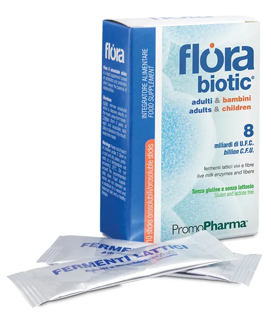 Flora 8 10 Stick Orosolubili Adulti E Bambini