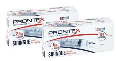 Siringa Prontex 5 Ml Ago Ind 10 Pezzi