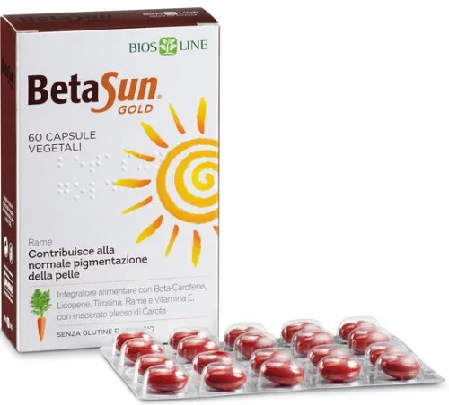 BIOSLINE BETA SUN GOLD 60 CAPSULE 34 G