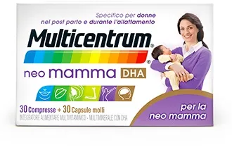 Multicentrum Neo Mamma Dha 30 Compresse + 30 Capsule Molli