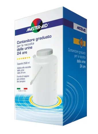 CONTENITORE RACCOLTA URINA MASTER-AID 24 H 2500 ML