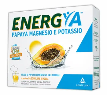 Body Spring Papaya Fermentata Integratore Magnesio E Potassio 14 Bustine Da 2.5g