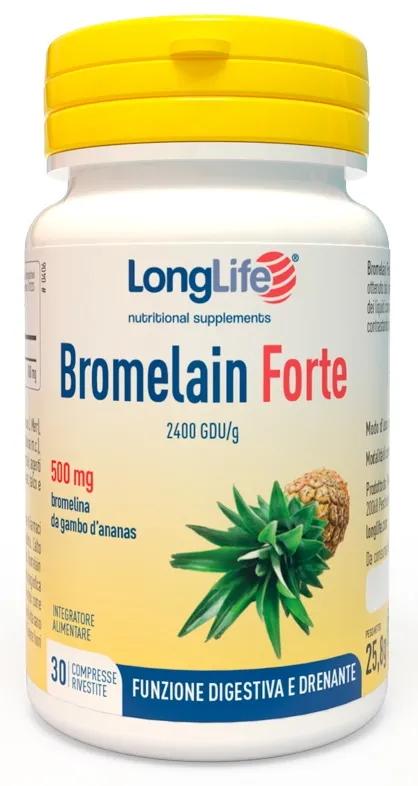 Longlife Bromelain Forte 30 Compresse