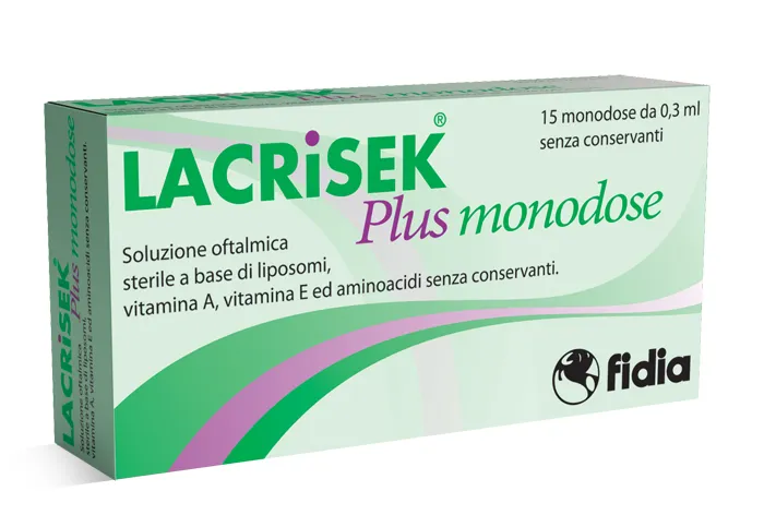 Soluzione Oftalmica Lacrisek Plus 15 Monodose 0,3 Ml