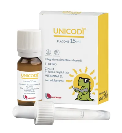 UNICODI' 15 ML FLUORO ZINCO VITAMINA D3