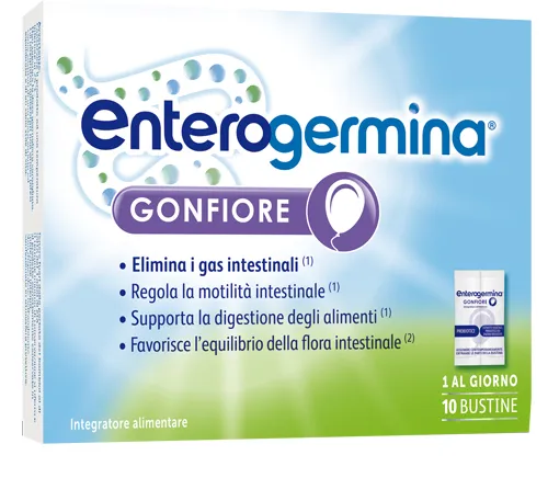 ENTEROGERMINA GONFIORE 10 BUSTINE DUOCAM