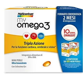 MULTICENTRUM OMEGA3 DUOPACK 2X60 MINI PERLE