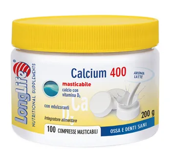 Longlife Calcium Latte 100 Compresse 400 Mg