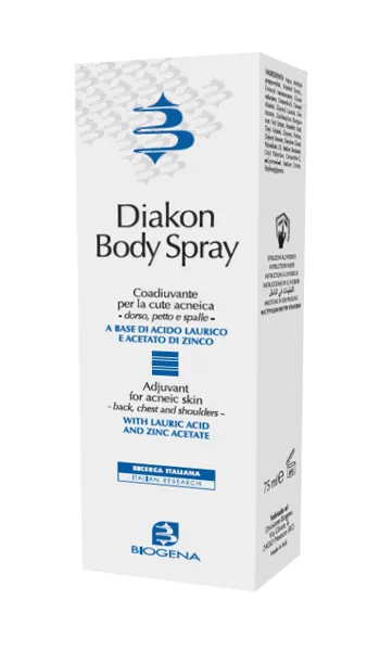 Diakon Body Spray Coadiuvante Cute Acneica Dorso Petto E Spalle 75 Ml