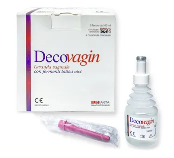 DECOVAGIN 5 FLACONI DA 100 ML + 5 CANNULE MONOUSO