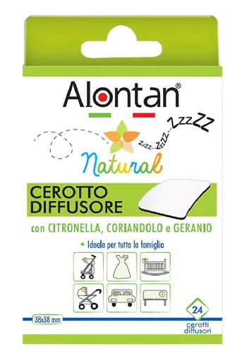 Alontan Natural Cerotto Antizanzare Adesivo 21 Pezzi