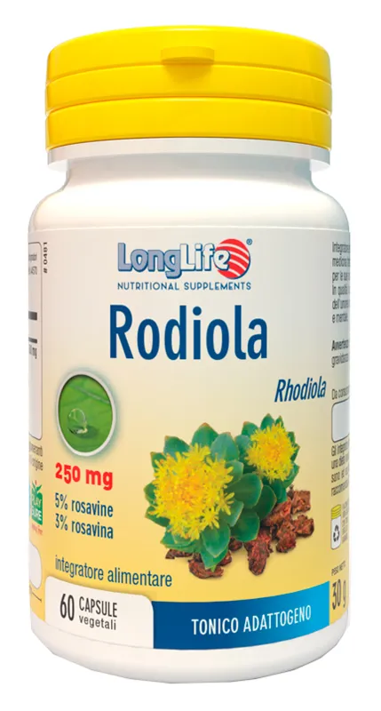 Longlife Rodiola 60 Capsule Vegetali