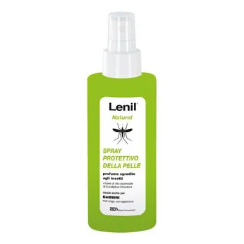 Lenil Natural Soluzione Antizanzara In Flacone + Pompa Spray 100 Ml