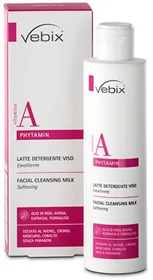 Vebix Phytamin Latte Detergente Viso Emolliente 200 Ml