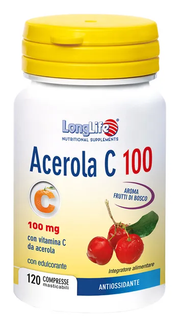 LONGLIFE ACEROLA C100 120 COMPRESSE