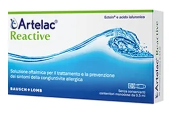 Artelac Reactive Soluzione Oftalmica Monodose 20 Unita' Da 0,5 Ml