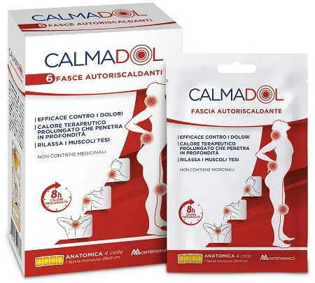 CALMADOL FASCIA RISCALDANTE PACK 6 PEZZI