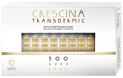 CRESCINA TRANSDERMIC RI-CRESCITA 500 UOMO 20 FIALE DA 3,5 ML