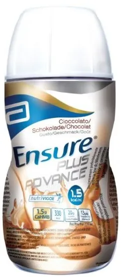 Abbott Ensure Plus Advance Cioccolato Integratore Alimentare 4x220ml