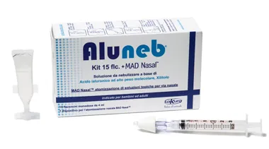 Aluneb Kit Soluzione Isotonica 15 Flaconcini Da 4 Ml + Mad Nasal Atomizzatore