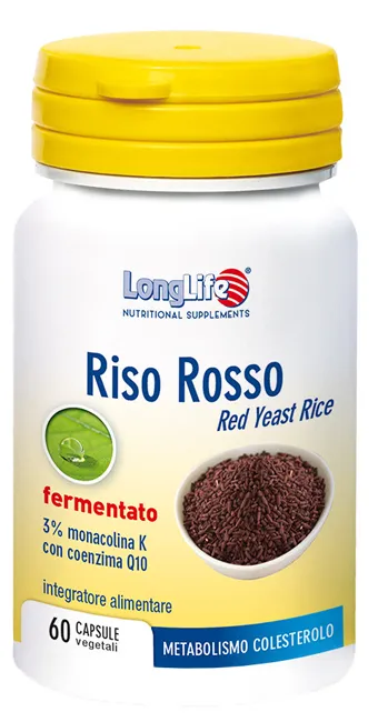 Longlife Riso Rosso Fermentato 60 Capsule Vegetali