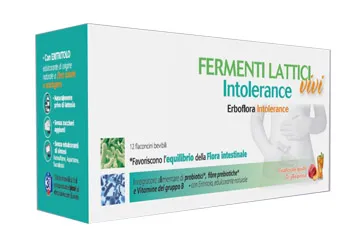 ERBOFLORA INTOLERANCE 12 FLACONCINI DA 10 ML SENZA LATTOSIO