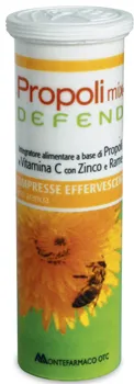 Propoli Mix Defend 10 Compresse Effervescenti Gusto Arancia