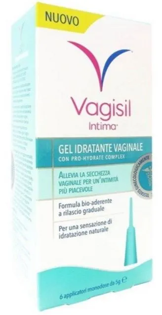 Vagisil Intima Gel Idratante Vaginale 6 Applicazioni Monodose 5 G