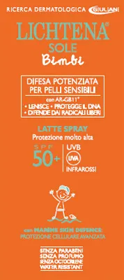 LICHTENA SOLE BIMBI LATTE SPRAY SPF 50+ 200 ML