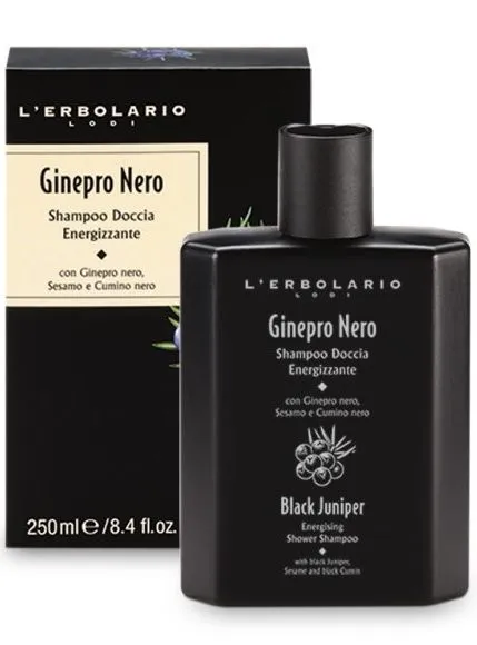 Ginepro Nero Shampoo Doccia Energizzante 250 Ml